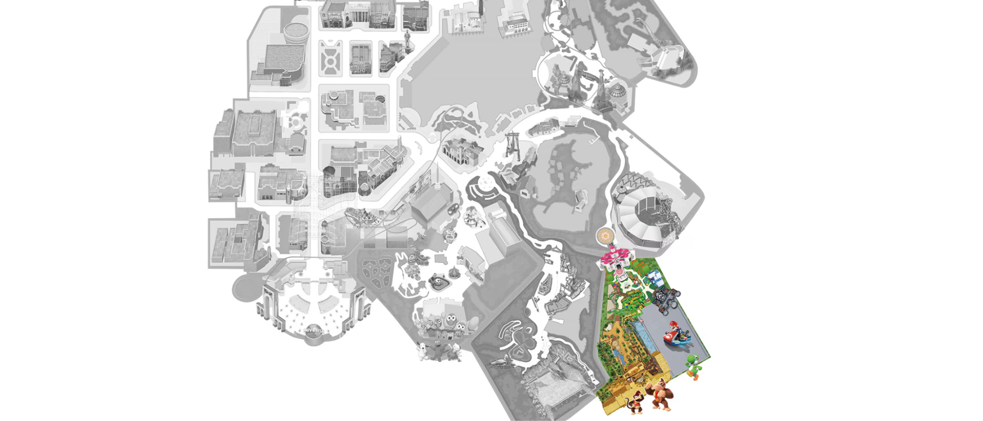 Donkey kong country - map