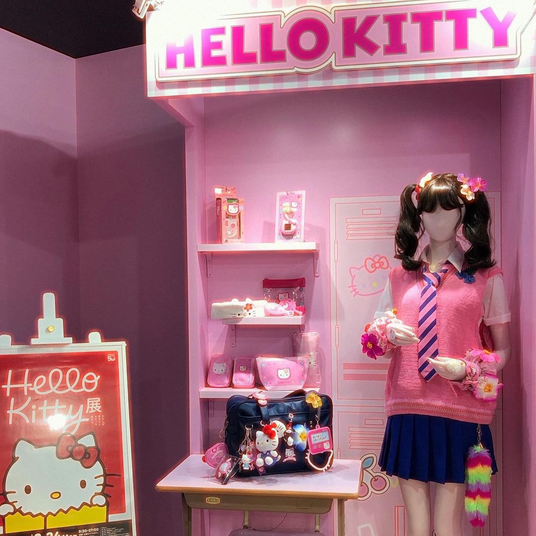 Hello Kitty exhibition - photobooth