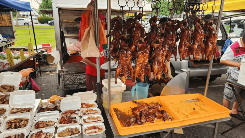 Night Markets In JB - roasted duck