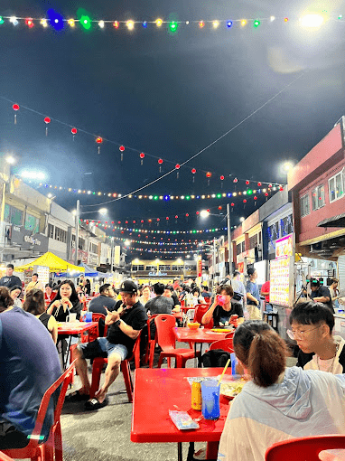 Night Markets In JB - Johor Jaya Night Food Street 