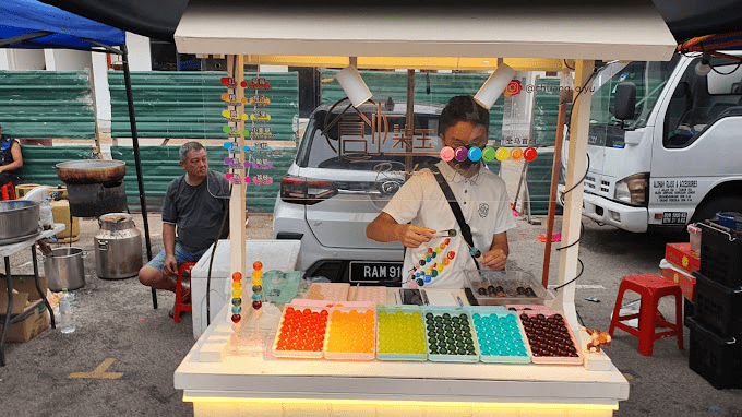 Night Markets In JB - jelly stall