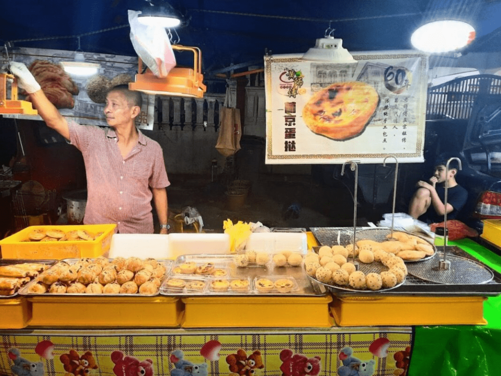 Night Markets In JB - salted egg stall