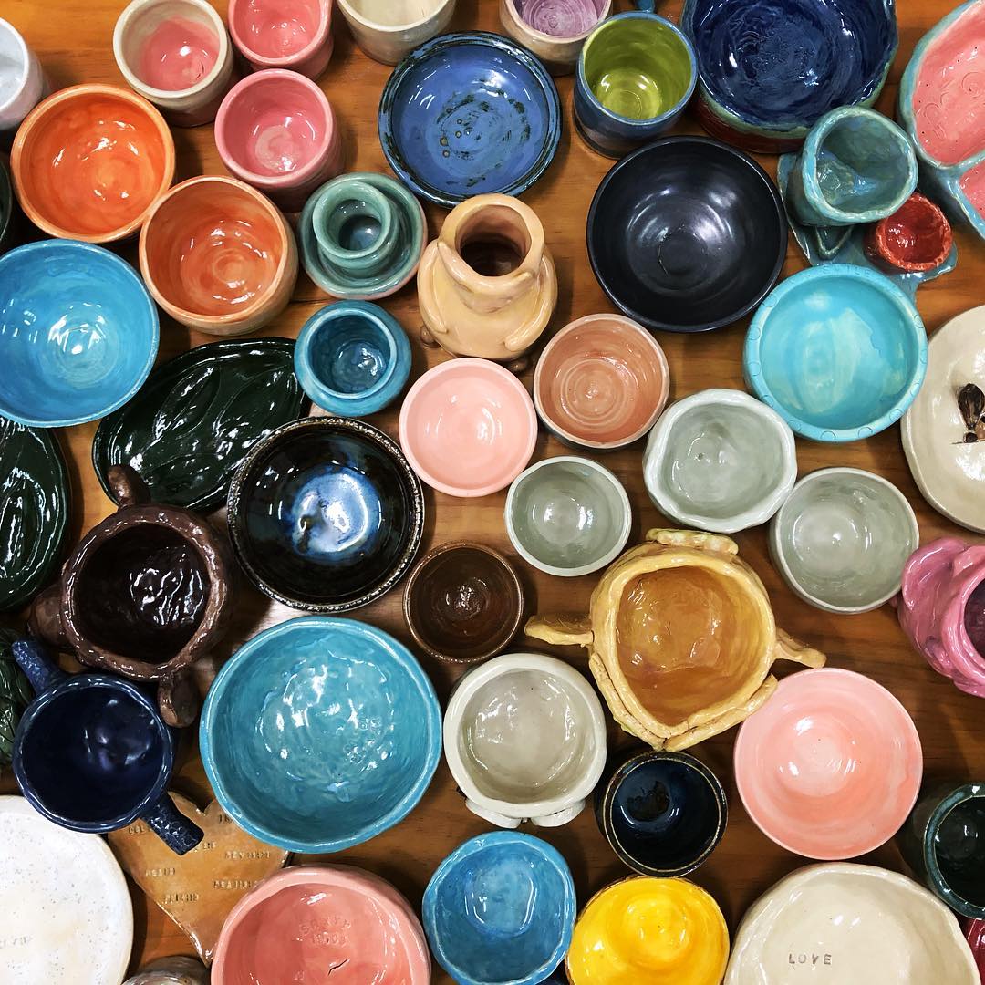 Pottery Classes Singapore - Colourful