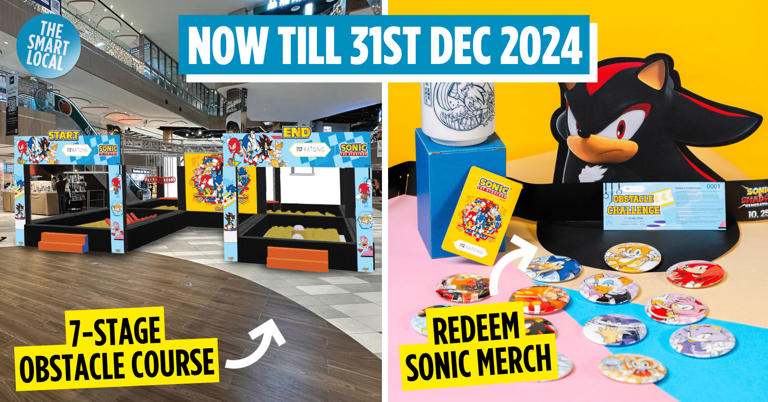 i12 Katong Has A Sonic Obstacle Course & Limited Edition Sonic Merch This Xmas 