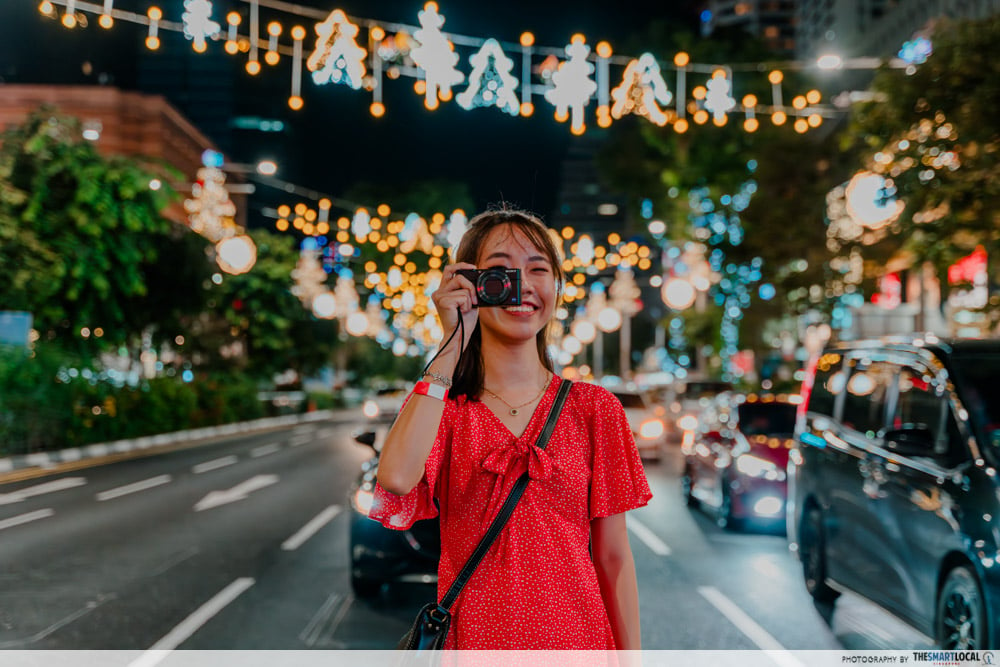 orchard road christmas 2024 - street lights