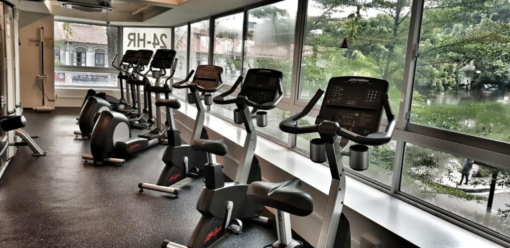 24-hour gyms - the gym machines