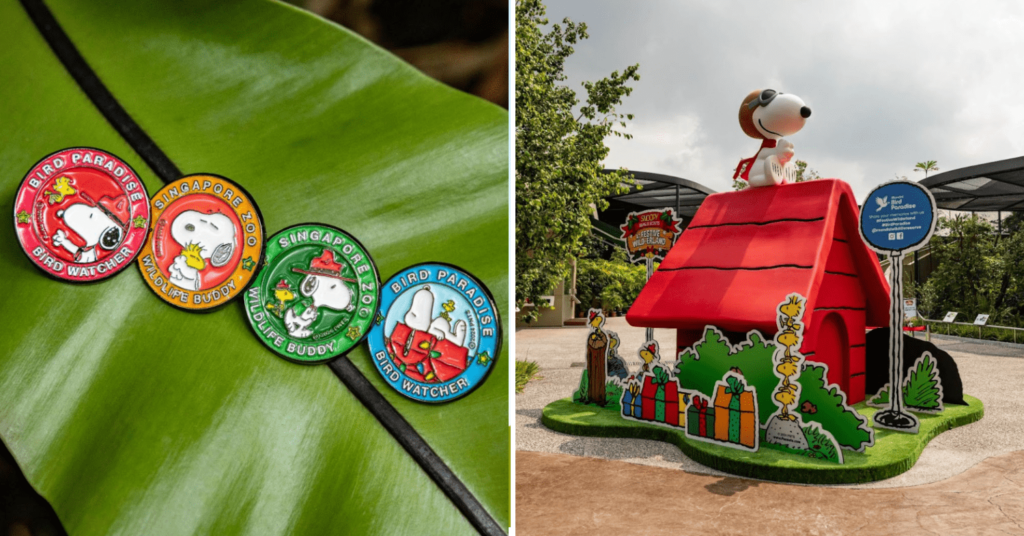 Christmas Events In SG - snoopy badges