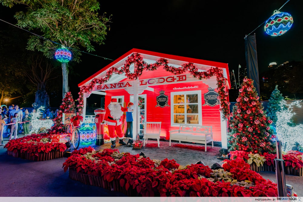 Christmas Wonderland 2024 at Gradens by the Bay - santa's house