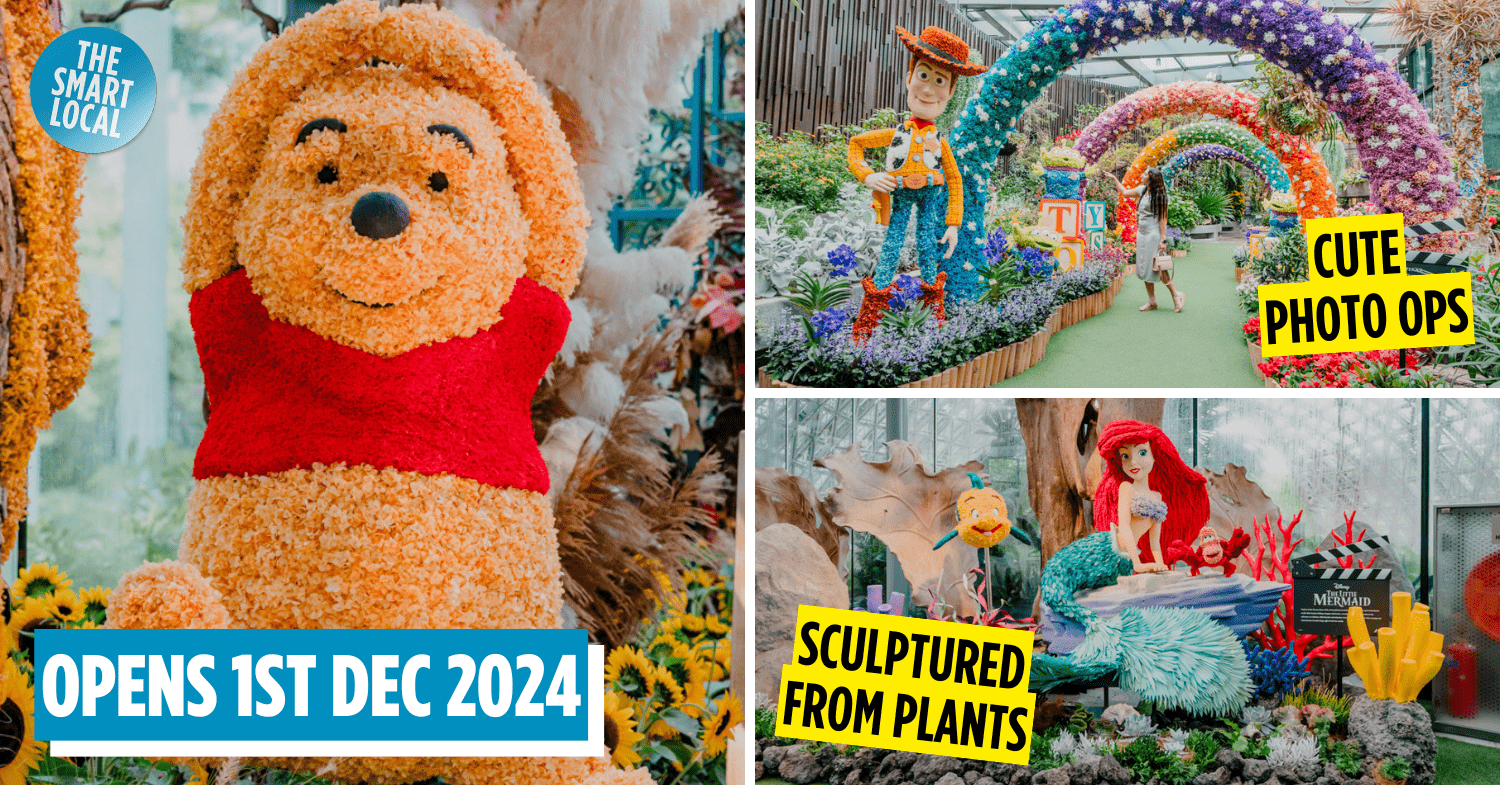 Gardens By The Bay Has A New Disney & Pixar-Themed Floral Display Featuring Fan-Favourite Characters