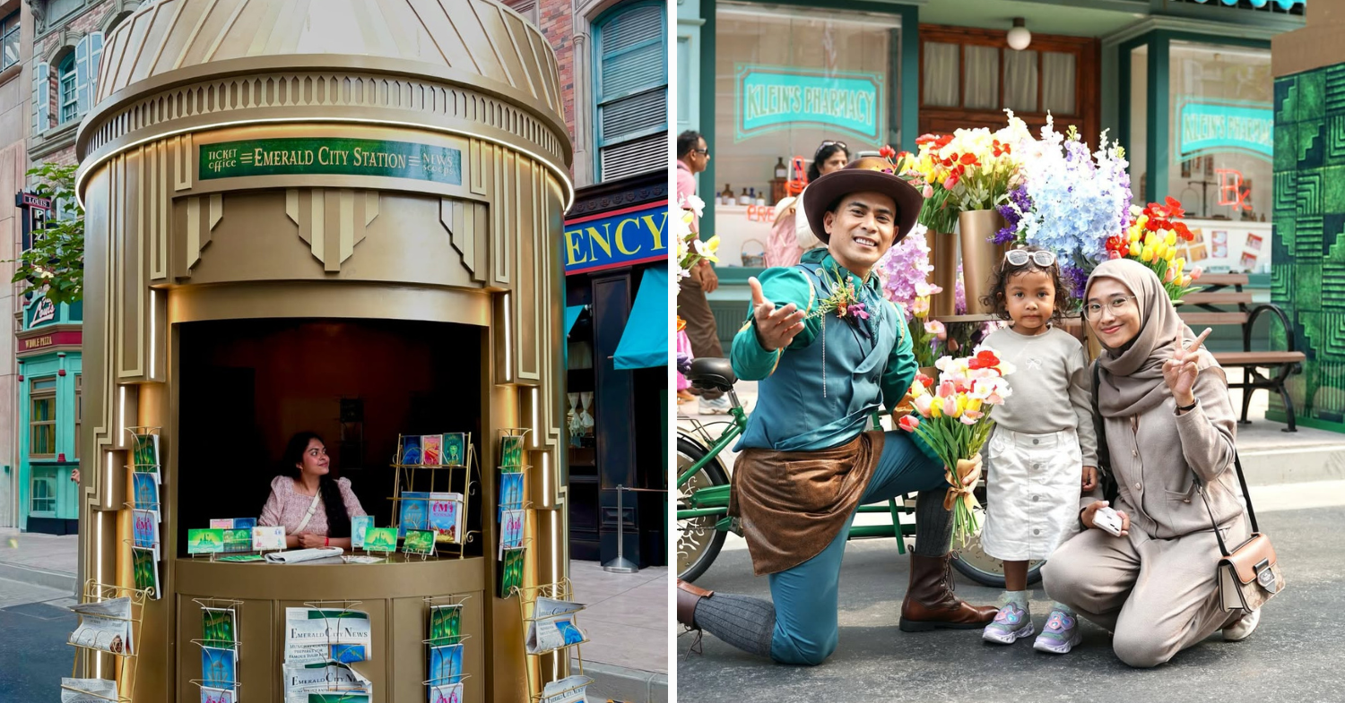 Emerald City Station booth & Flower Stand