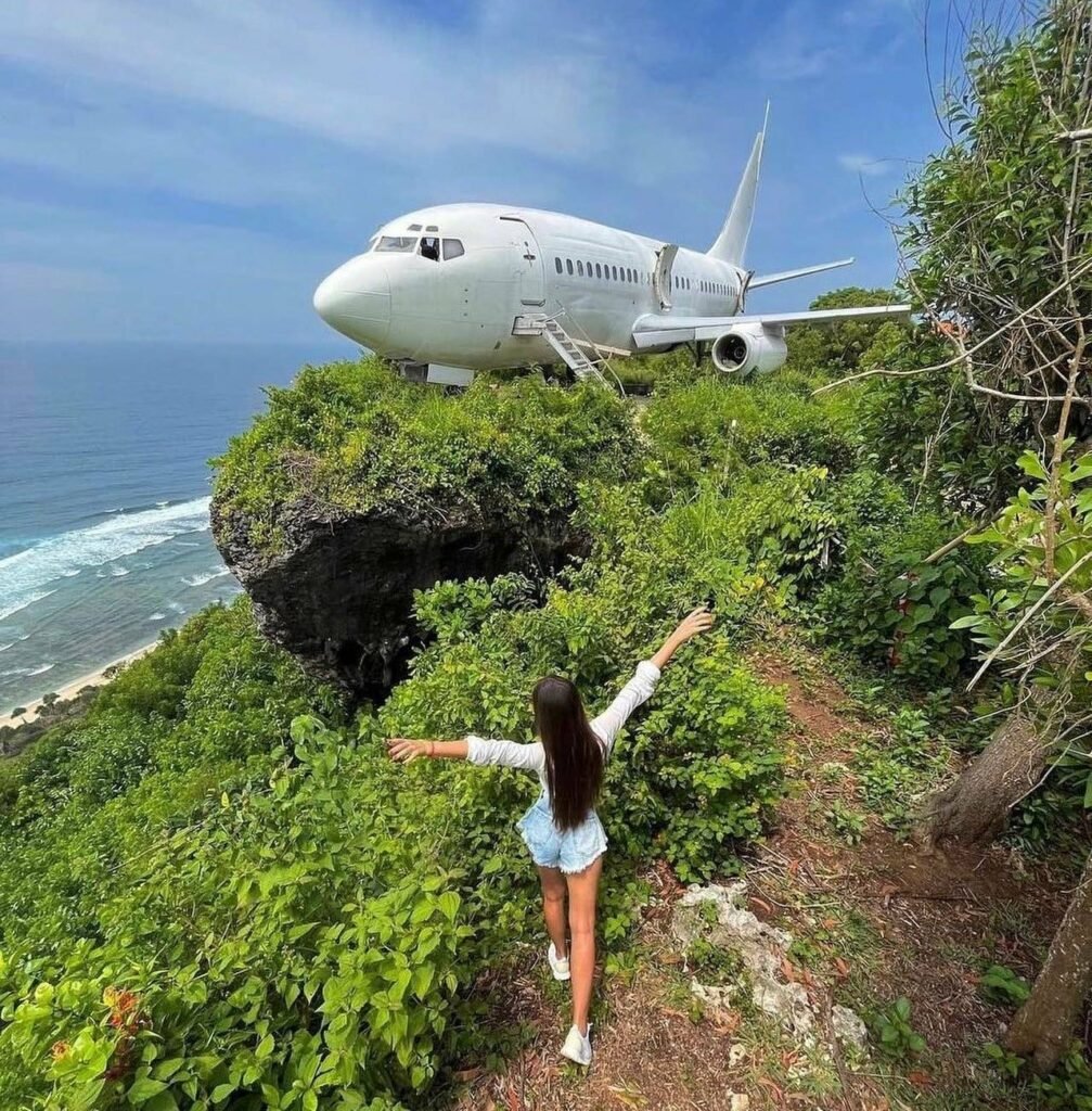 Private Jet Villa Bali - plane wideshot