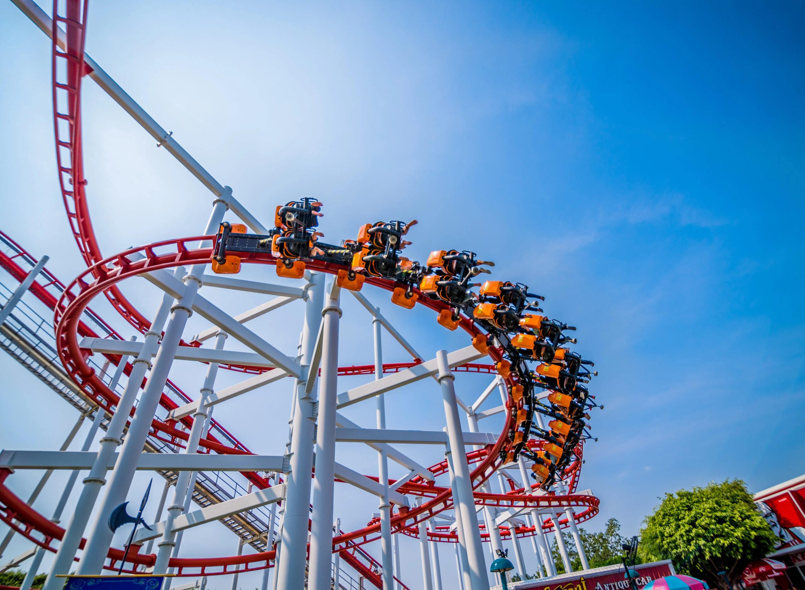 Sky Coaster ride