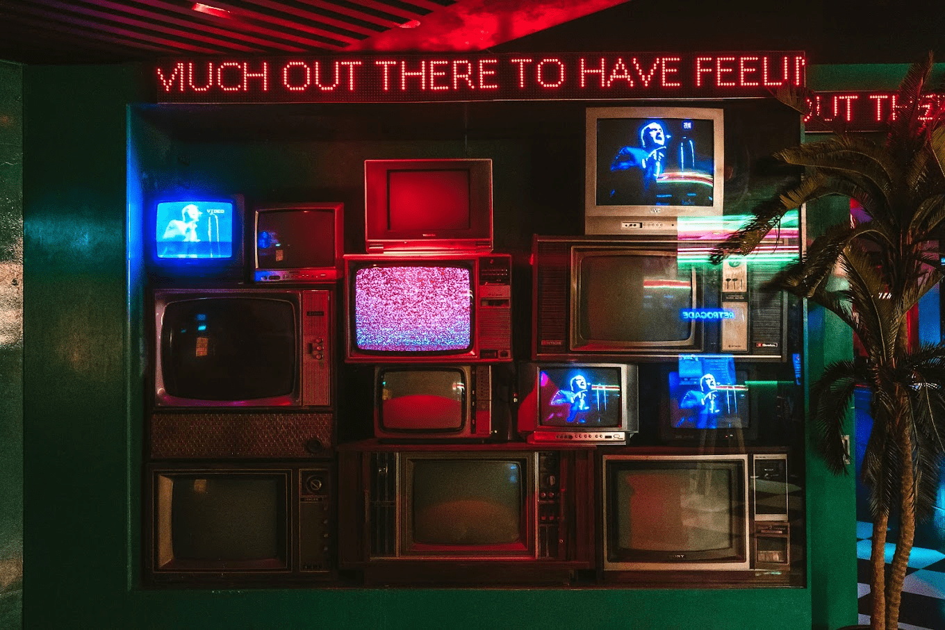 Unique Nightlife Singapore - retro tv