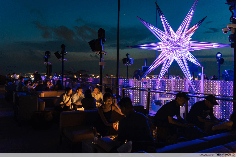 Unique Nightlife Singapore - NOVA rooftop