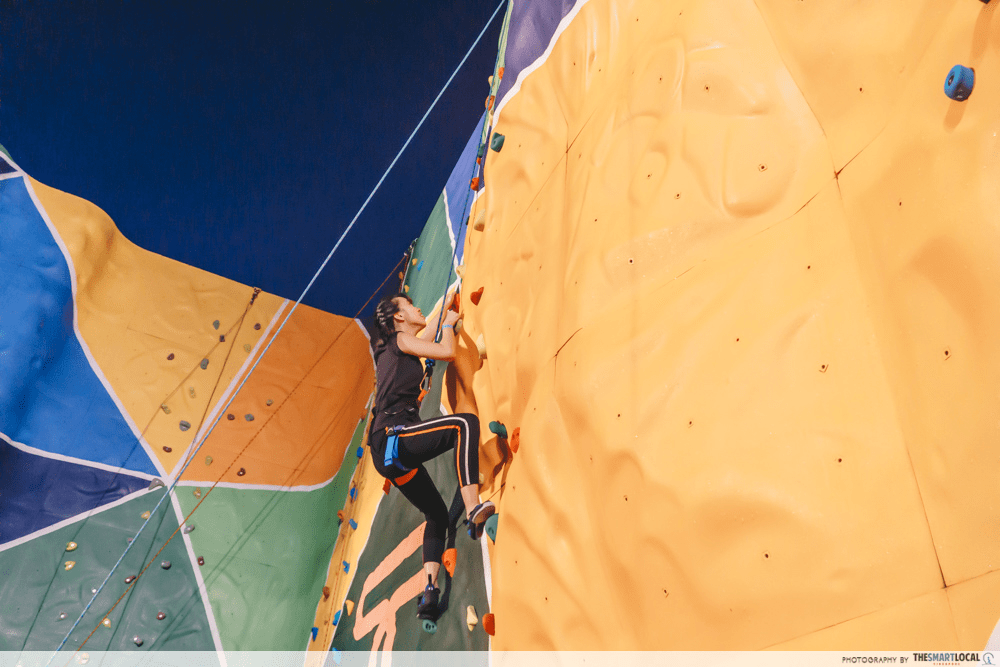 toppen rock climbing