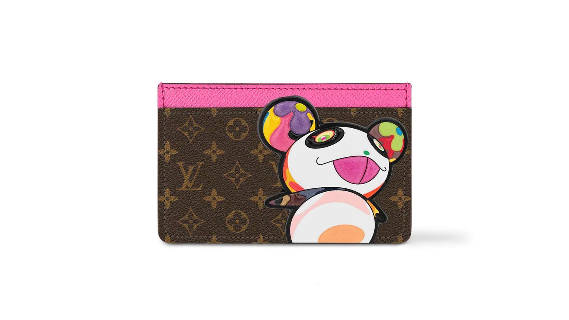 Louis Vuitton x Murakami Singapore Pop-Up LV x TM Superflat Panda Card Holder