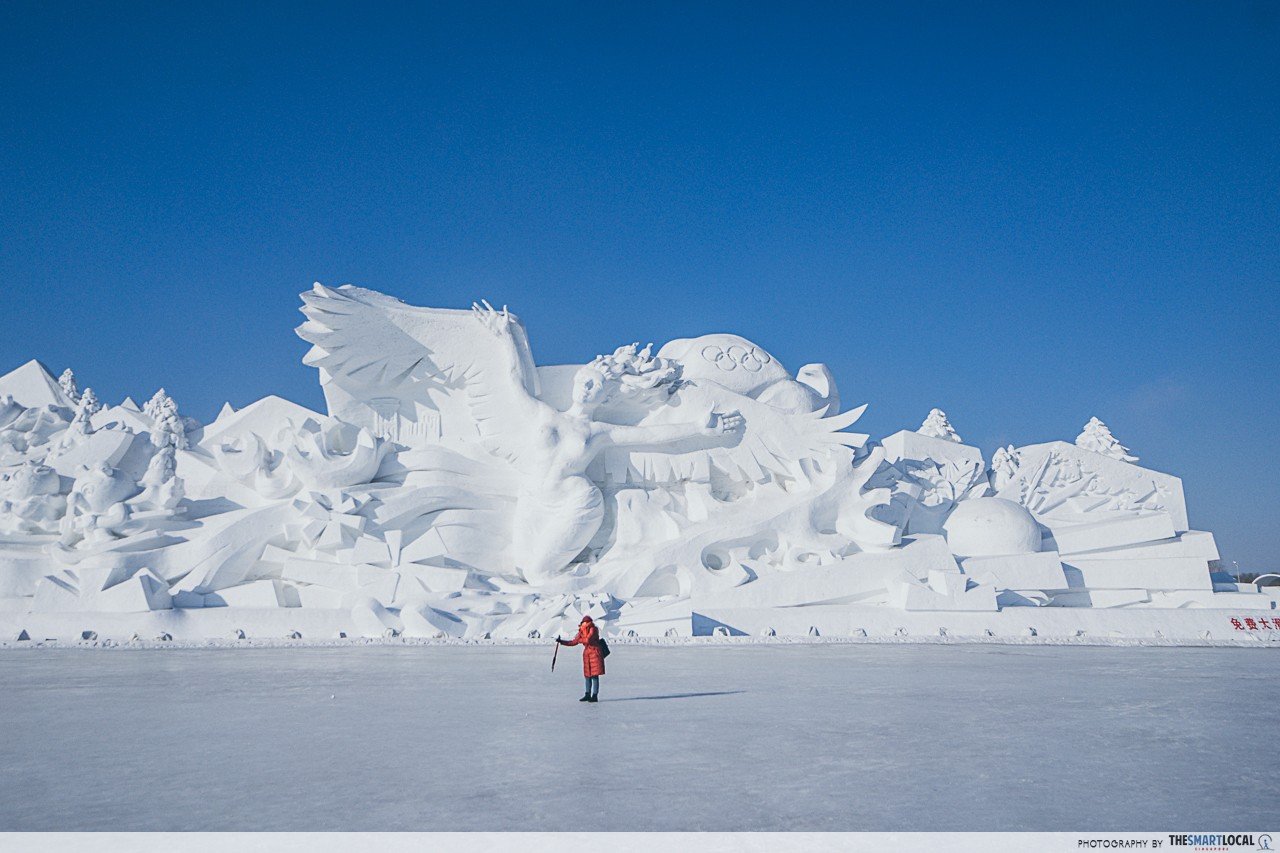 harbin things to do - sun island sculptures