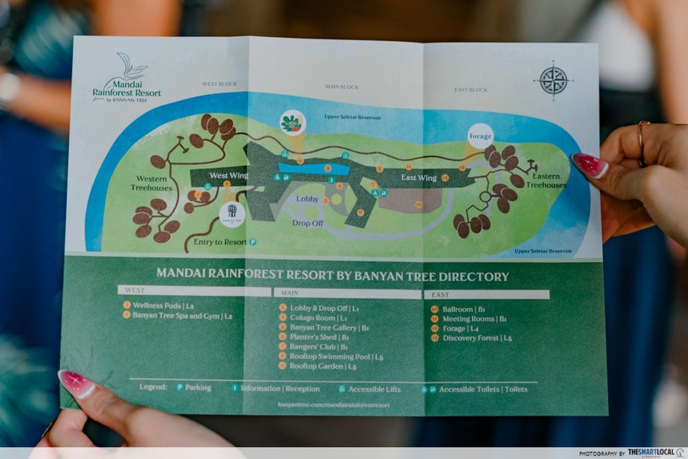 Mandai Rainforest Resort - map