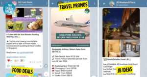 Useful Telegram Channels & Groups in Singapore