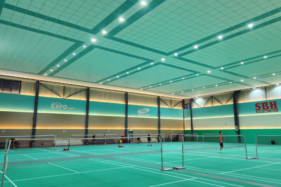 Singapore Badminton Hall East Coast @ Expo - badminton courts singapore