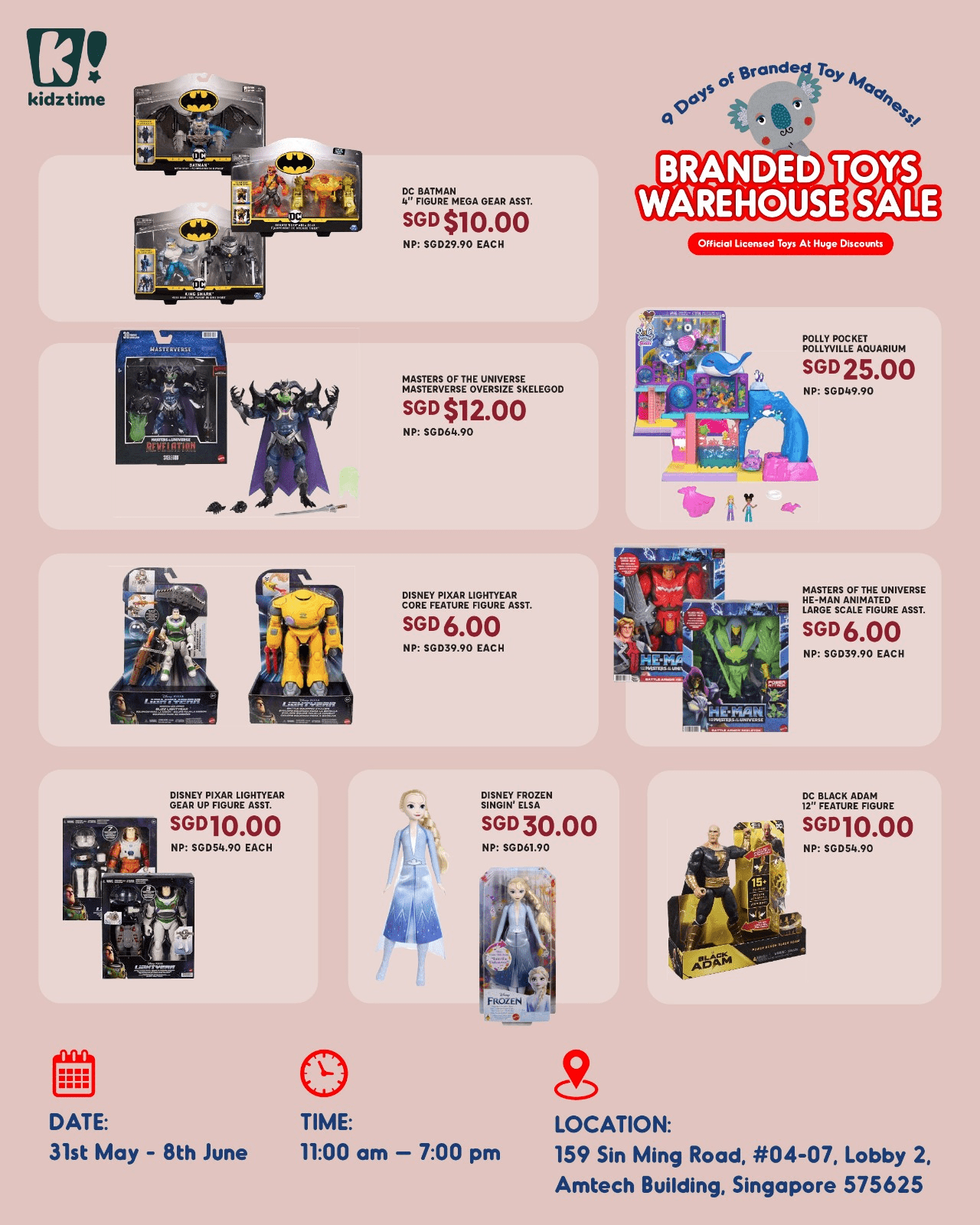 kidztime branded toys warehouse sale - brochure 1