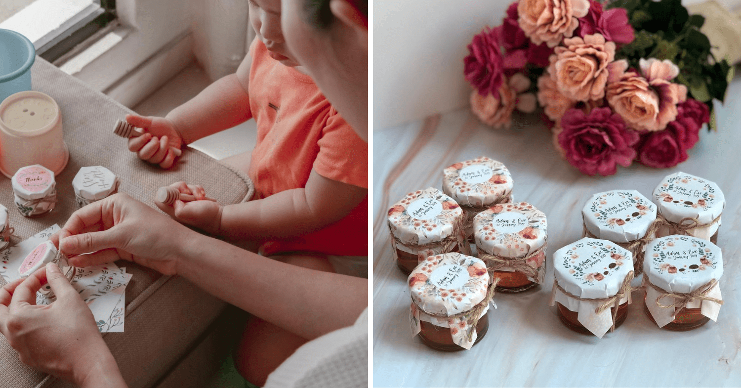 Wedding Favours Singapore - Mini Honey Jar