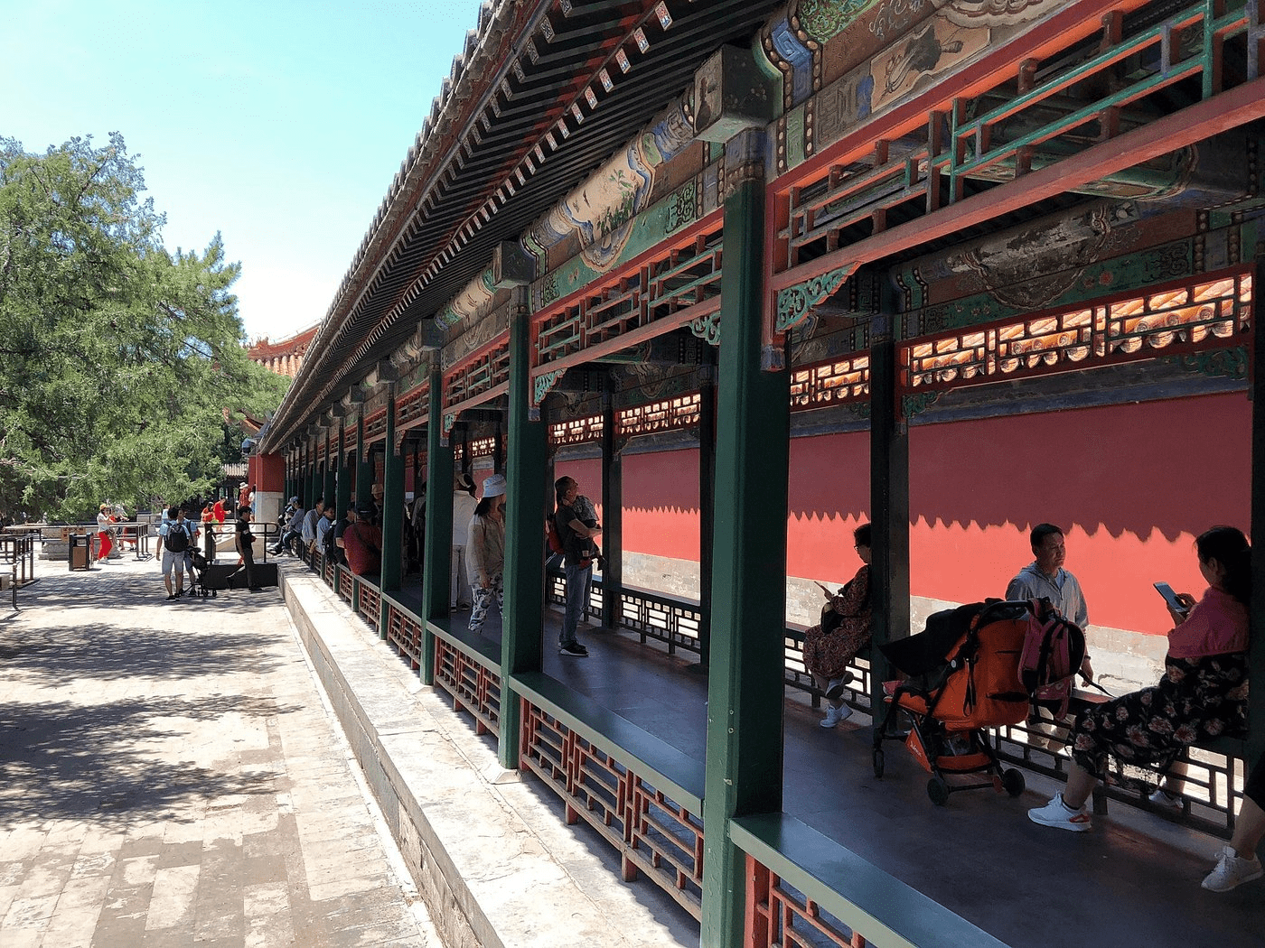 china - long corridor