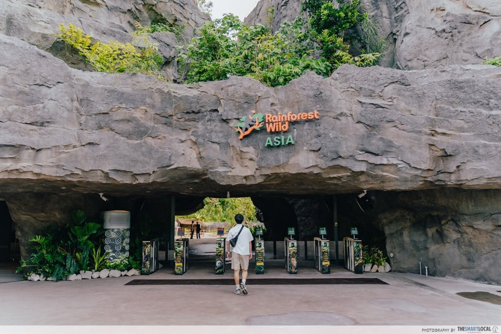 Rainforest Wild ASIA entrance