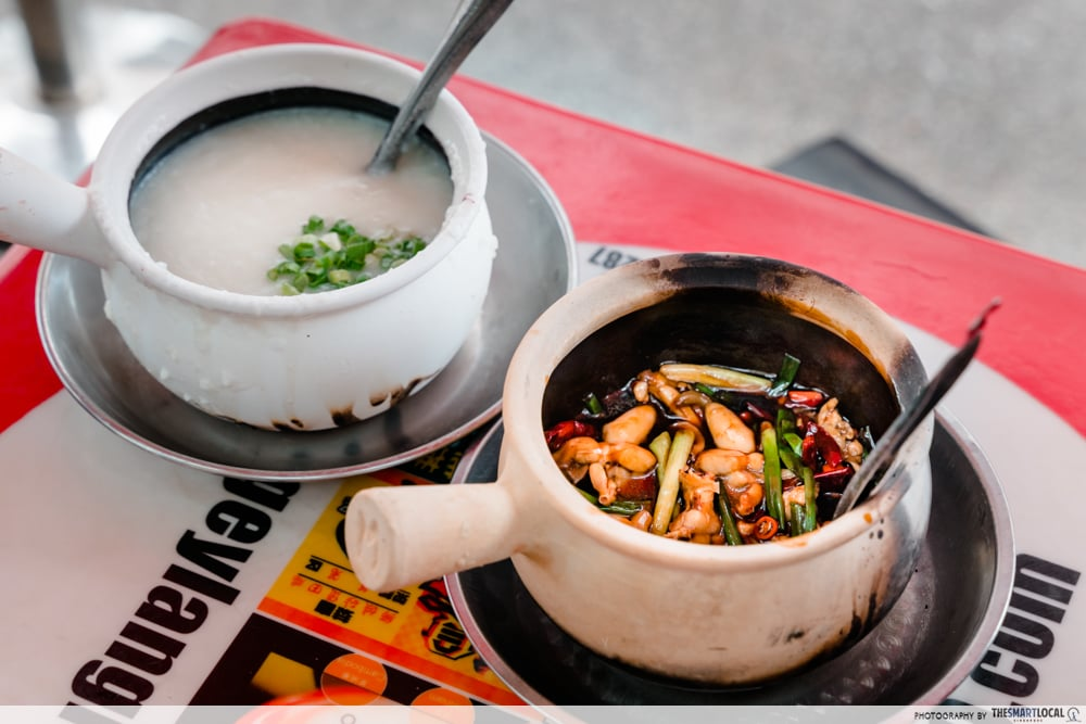 Geylang Lor 9 Frog Porridge tze char dishes