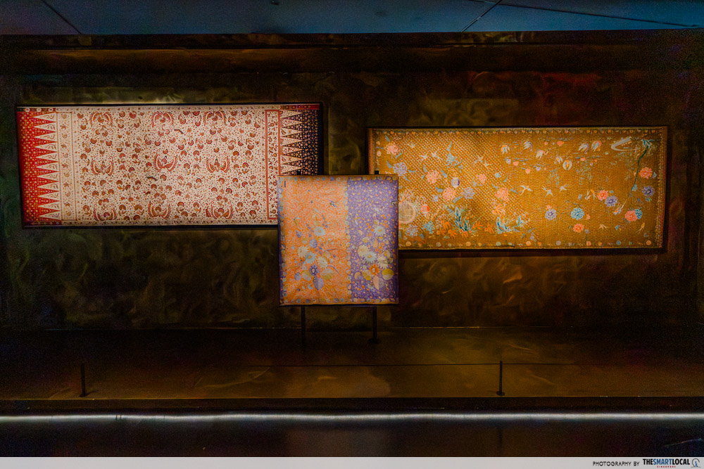 Batik display by Nyonya Oeji Soen King