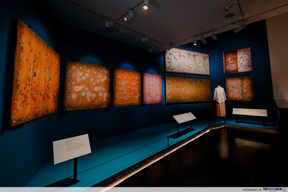 Batik paintings & outfit on display 