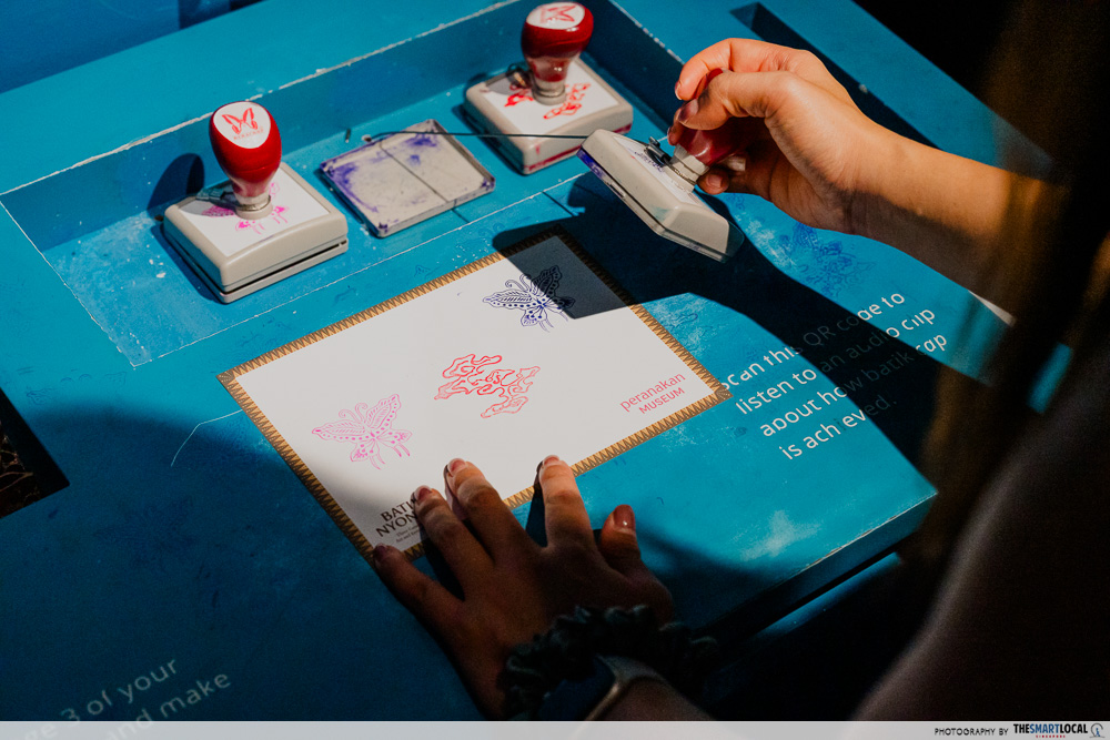 stamping batik motifs 