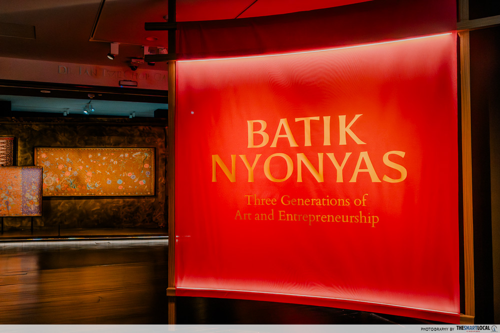 Batik Nyonyas event signage 