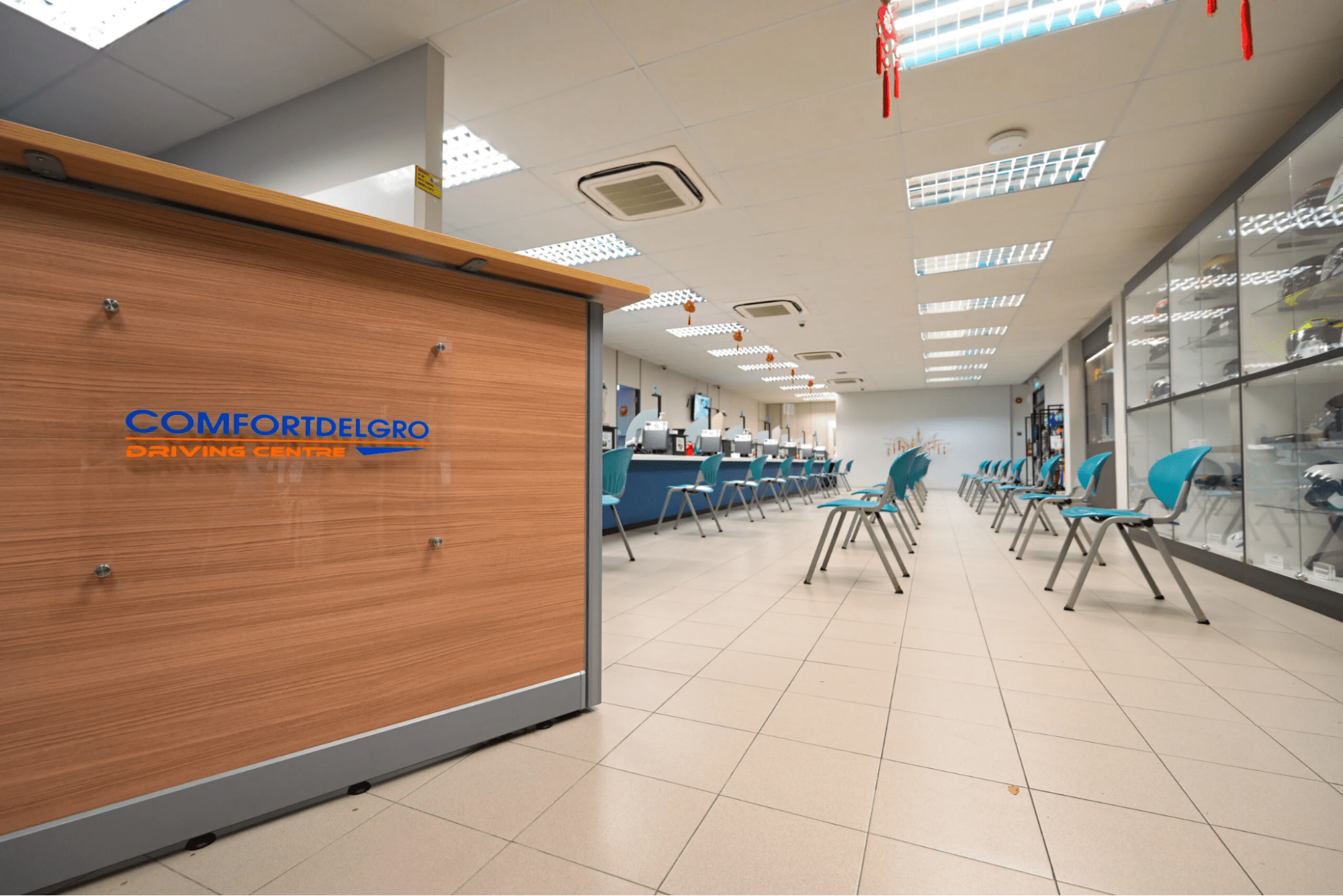 Getting a driver's licence from Comfort DelGro Driving Centre - CDC lobby