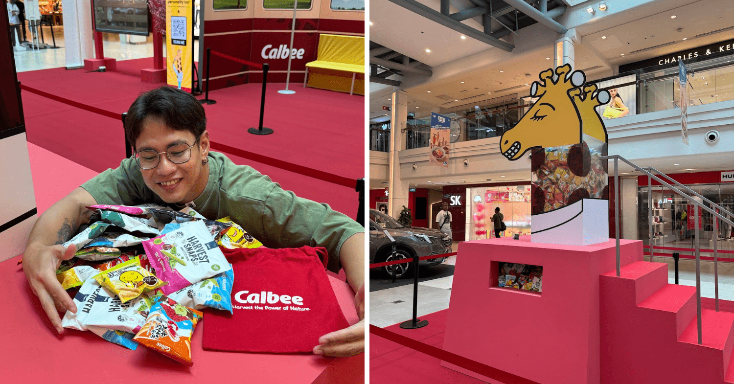 Calbee snack grab challenge