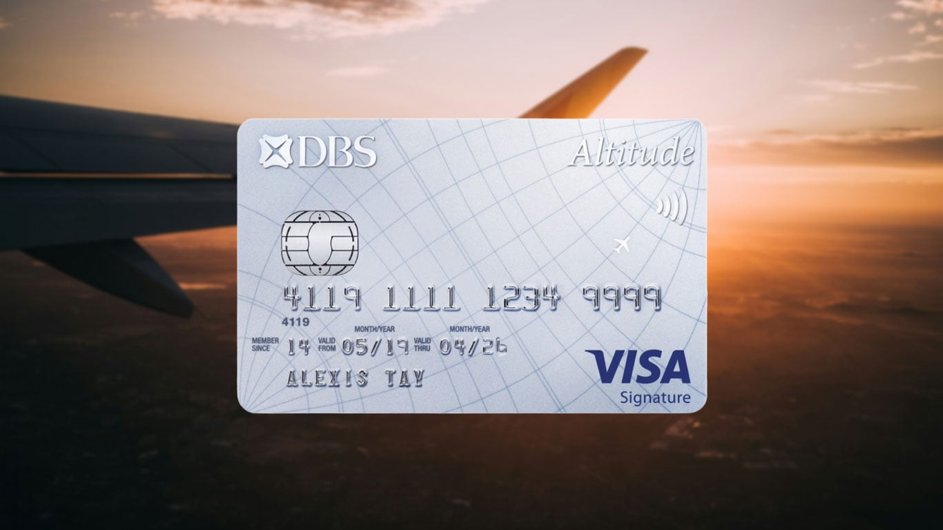dbs altitude signature visa miles credit card