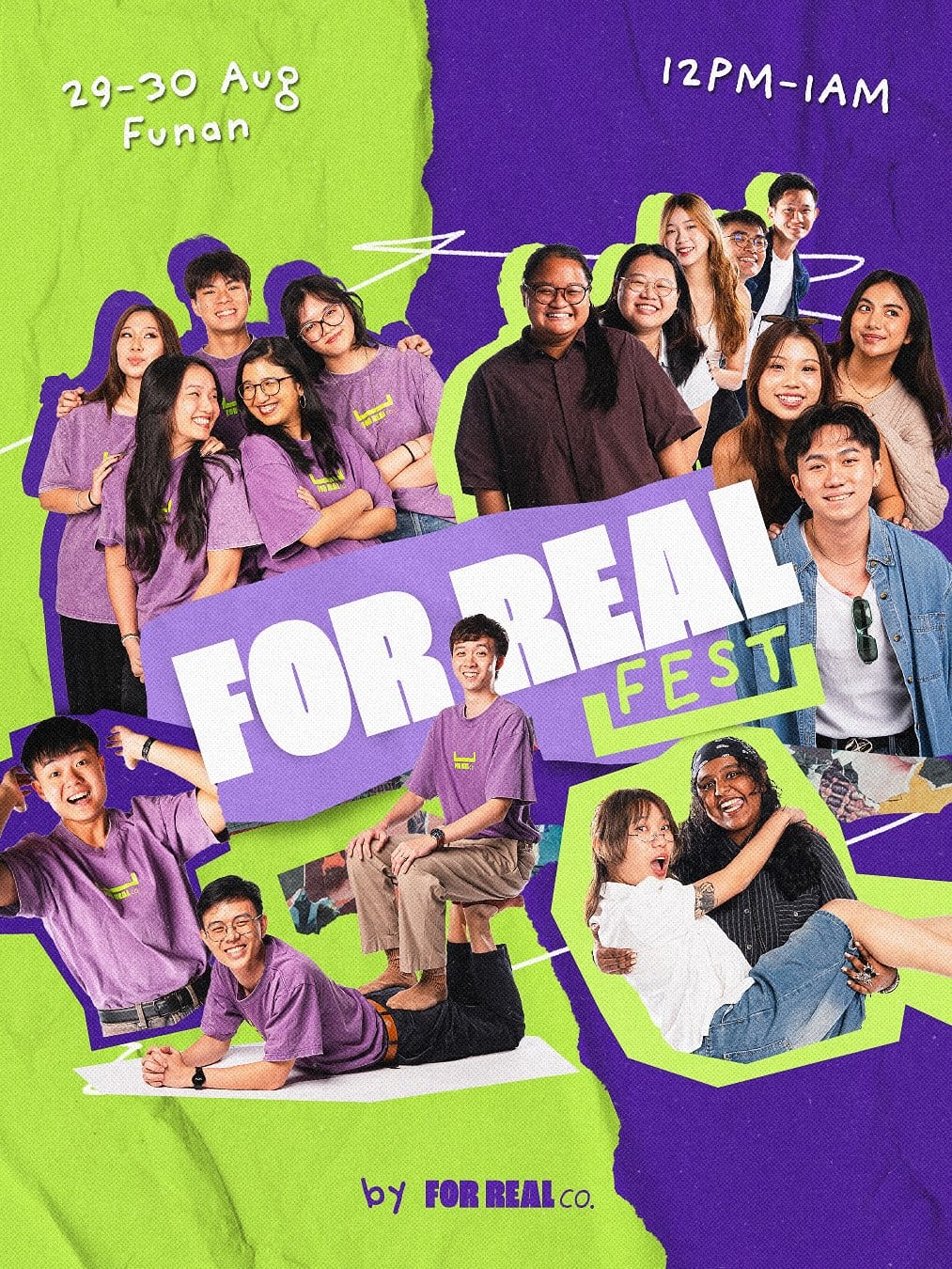 For Real Fest 2025 - poster