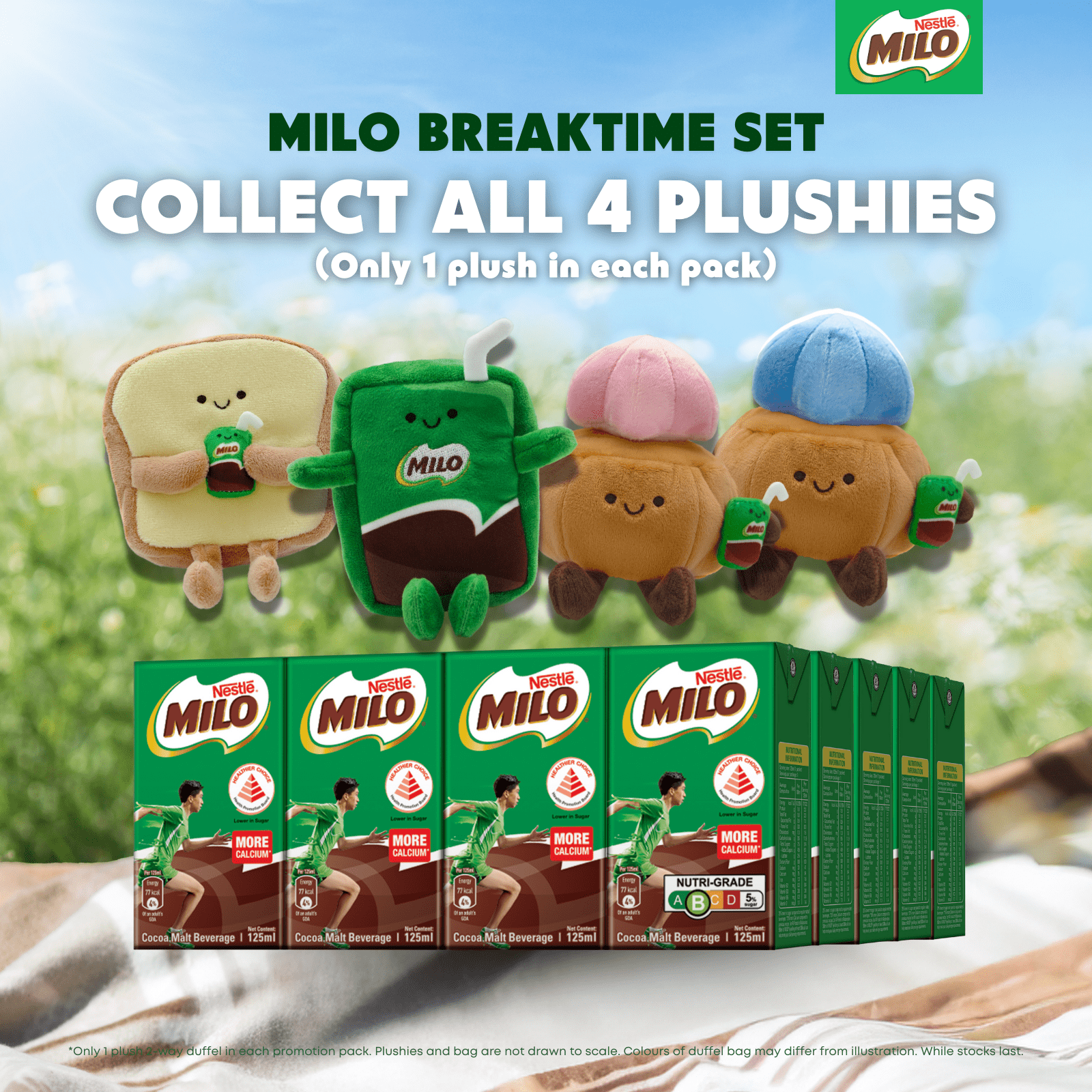 MILO SG Breaktime Set Plushies new launch