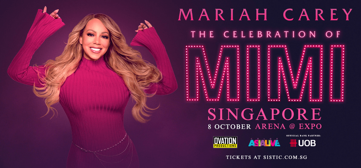 Mariah Carey concert in Singapore - poster