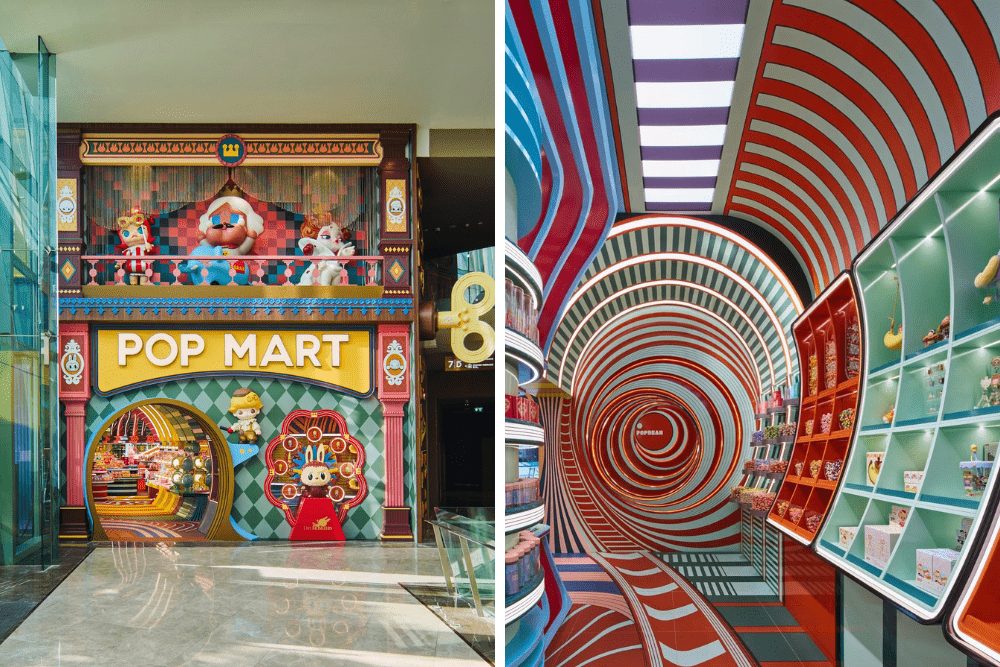 POP MART Global Landmark Store in Bangkok - store entrance