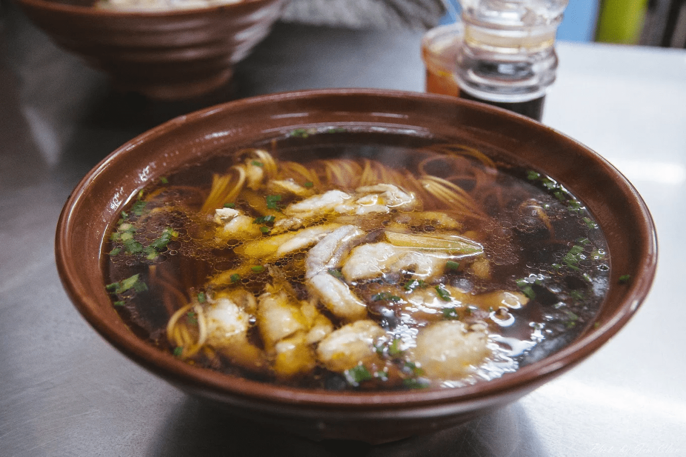 yellow croaker noodles at A Niang Mian Guan