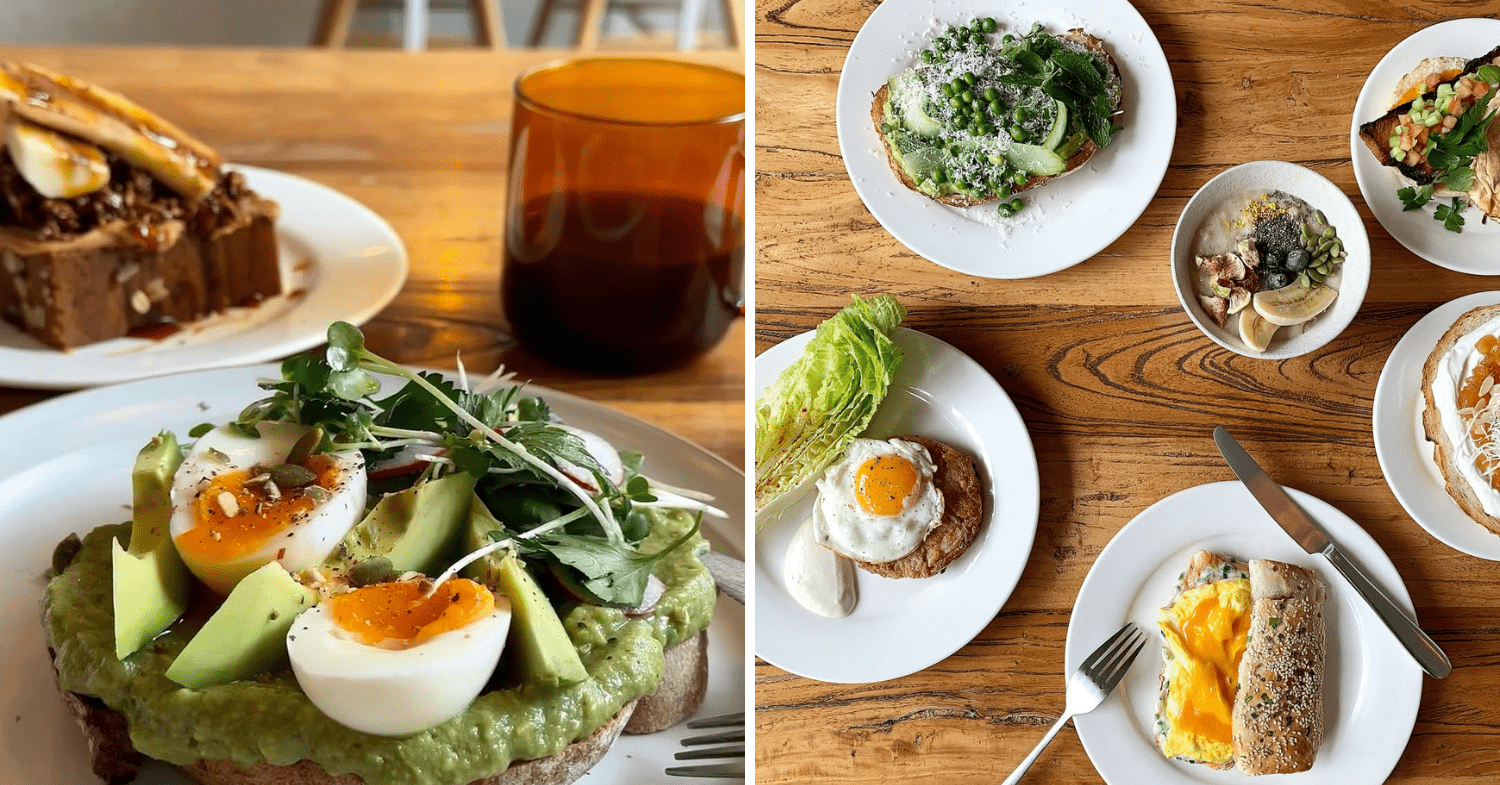 Shanghai Itinerary - a full breakfast spread at Egg Shanghai