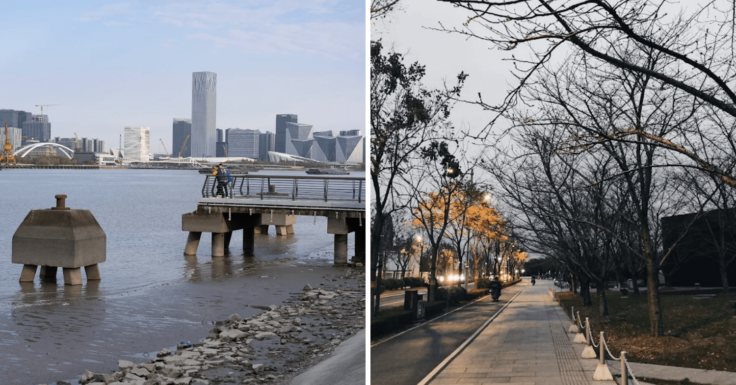 Shanghai Itinerary - view from the Longyao Riverfront Square and along West Bund