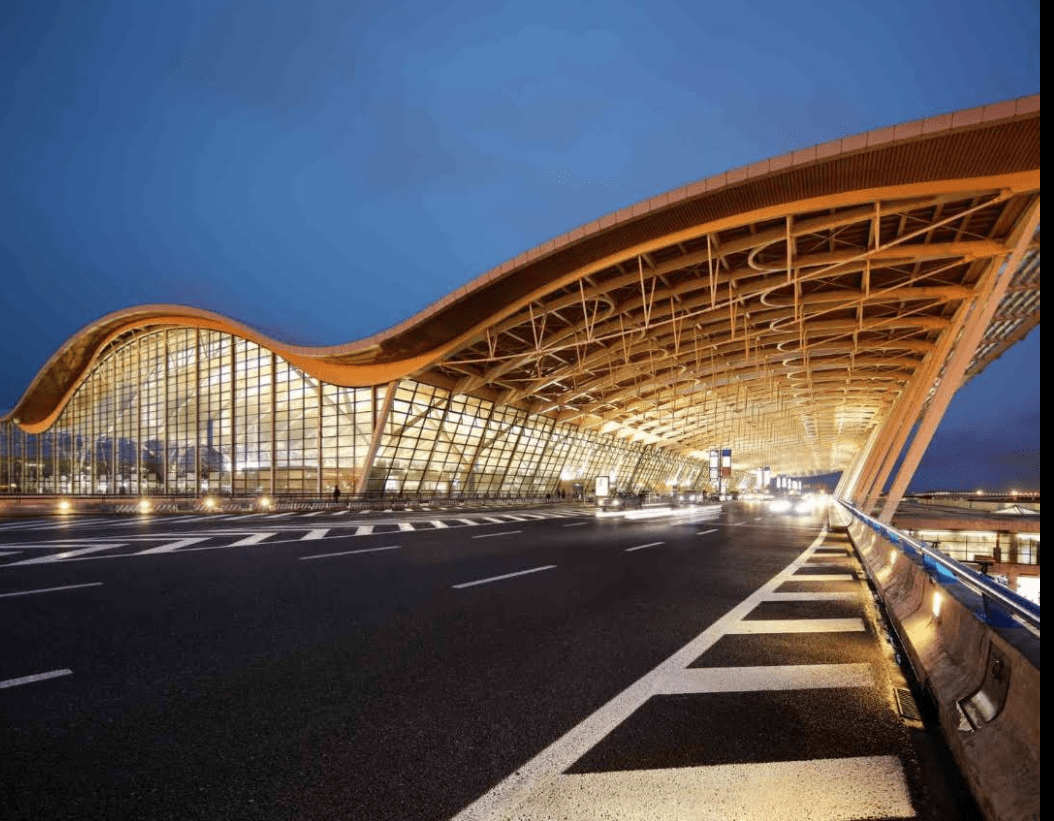 Shanghai Itinerary - exterior of Shanghai Pudong International Airport