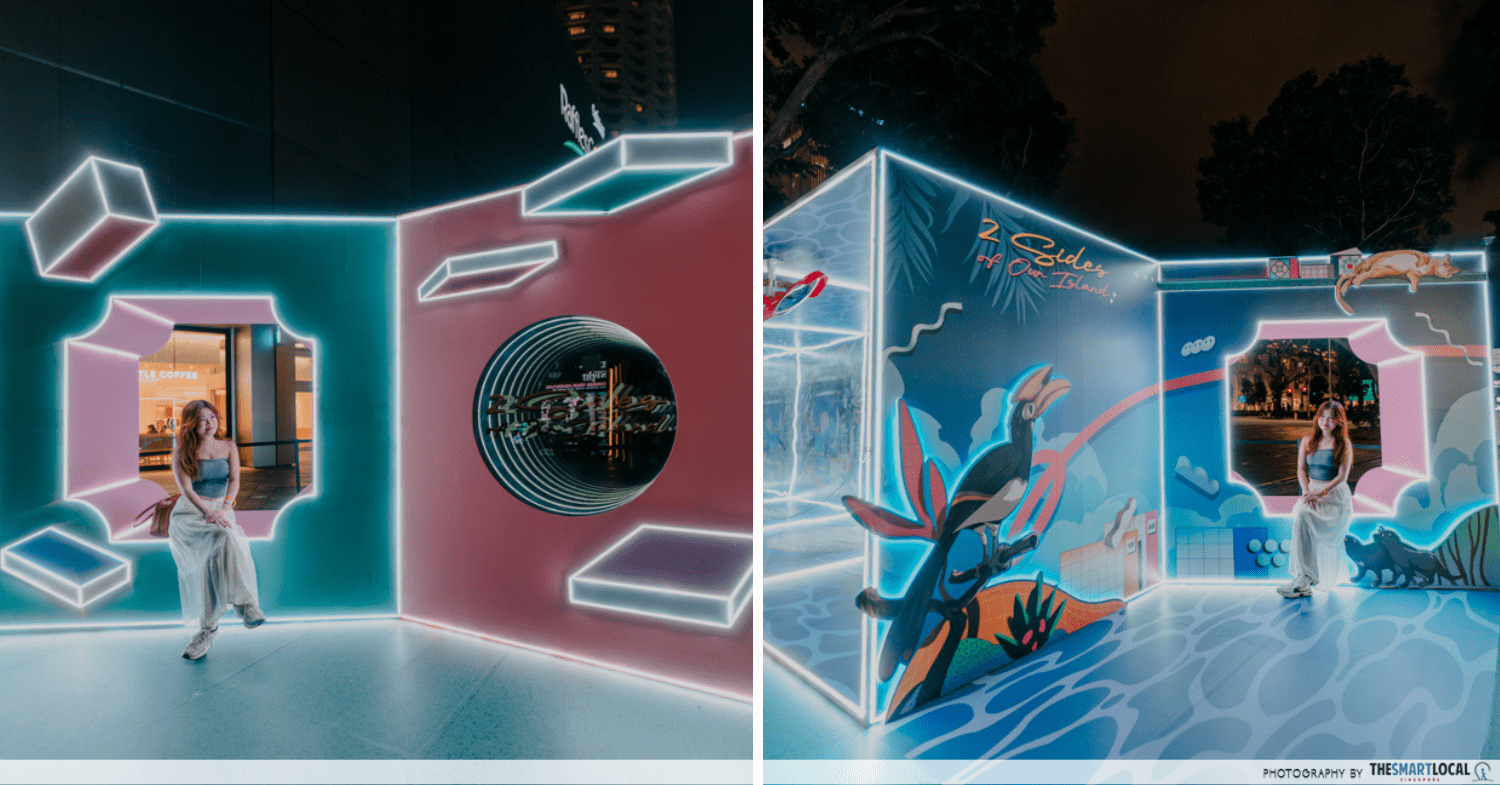 Singapore Night Festival 2025 - two sides of our island