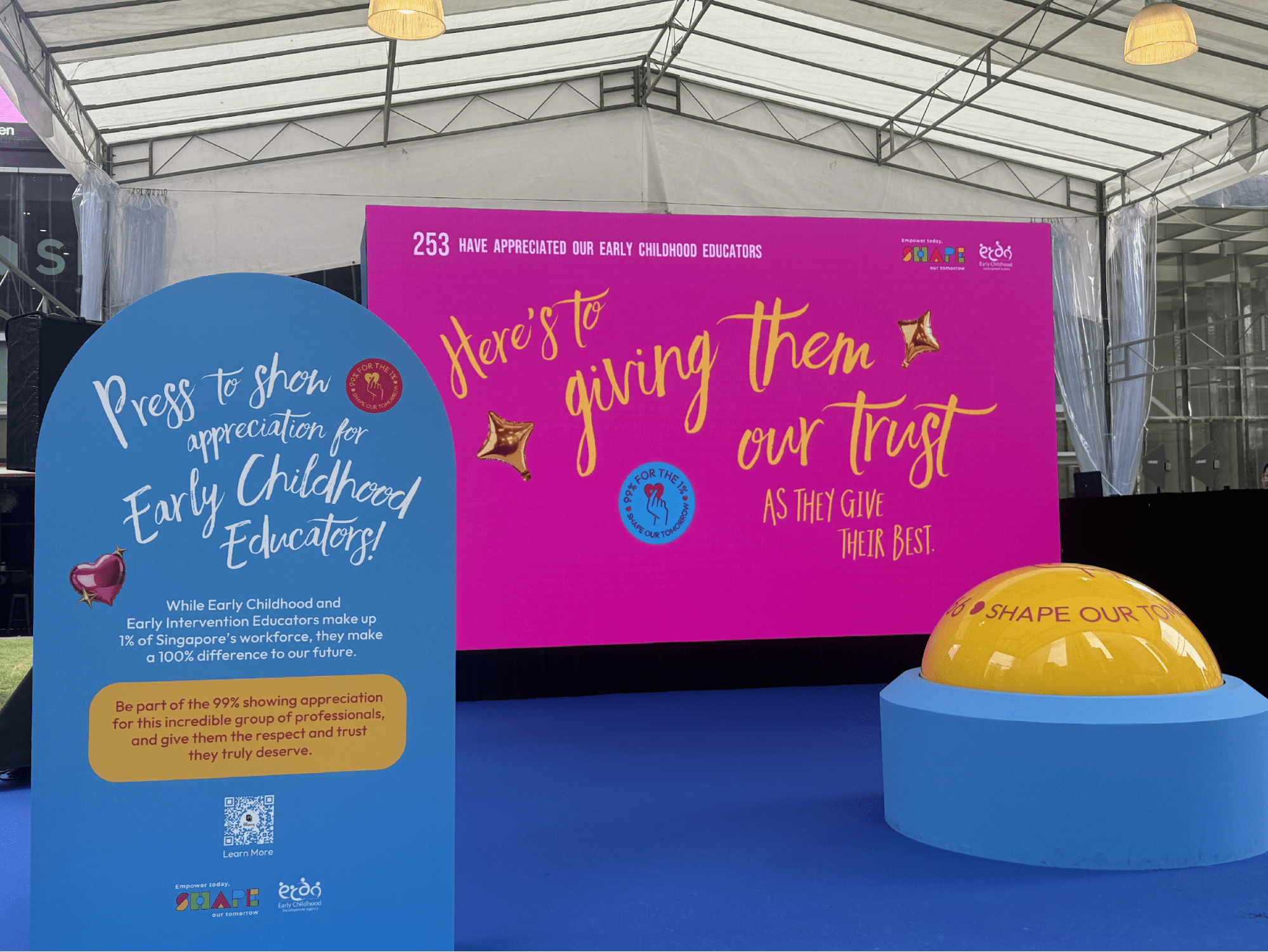 early childhood educators singapore preschool teachers day pop up