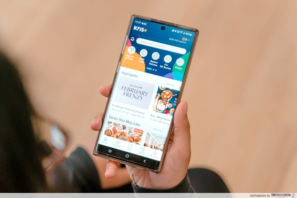 earn krisflyer miles with the kris+ app