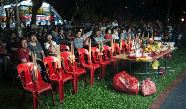 hungry ghost festival - front row