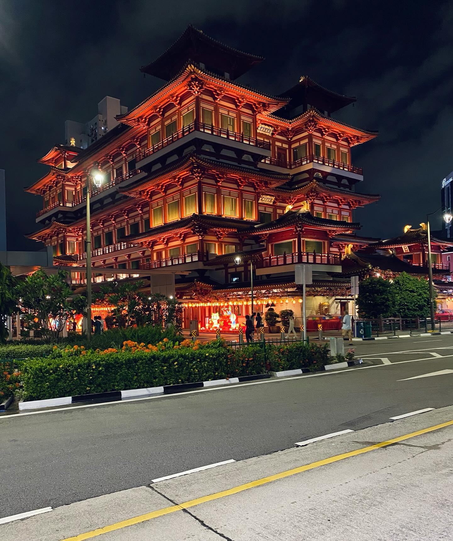 hungry ghost festival - temple