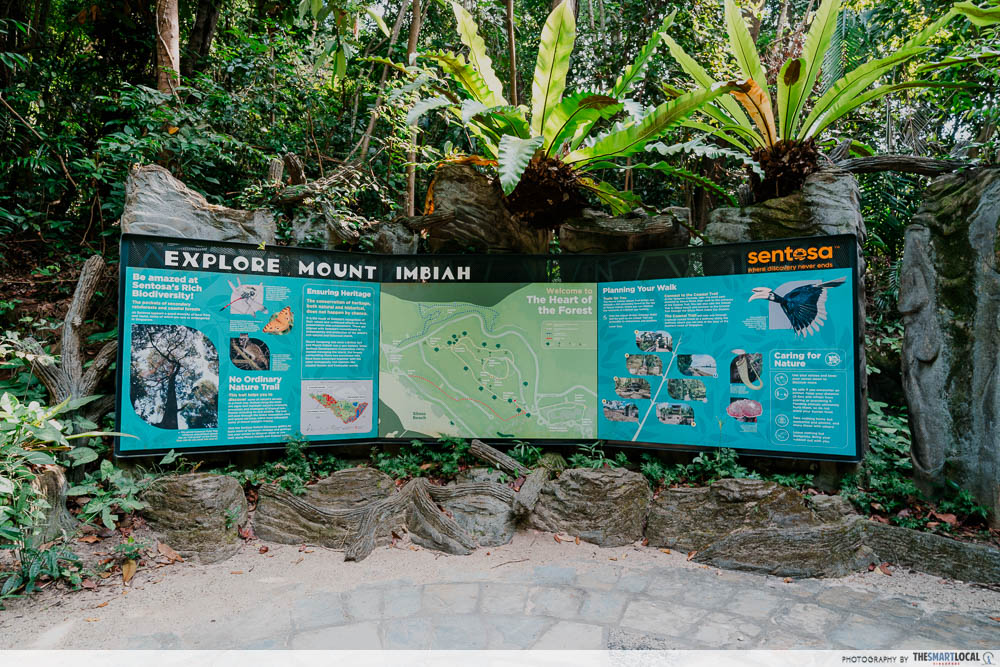 Mount Imbiah Nature Trail map